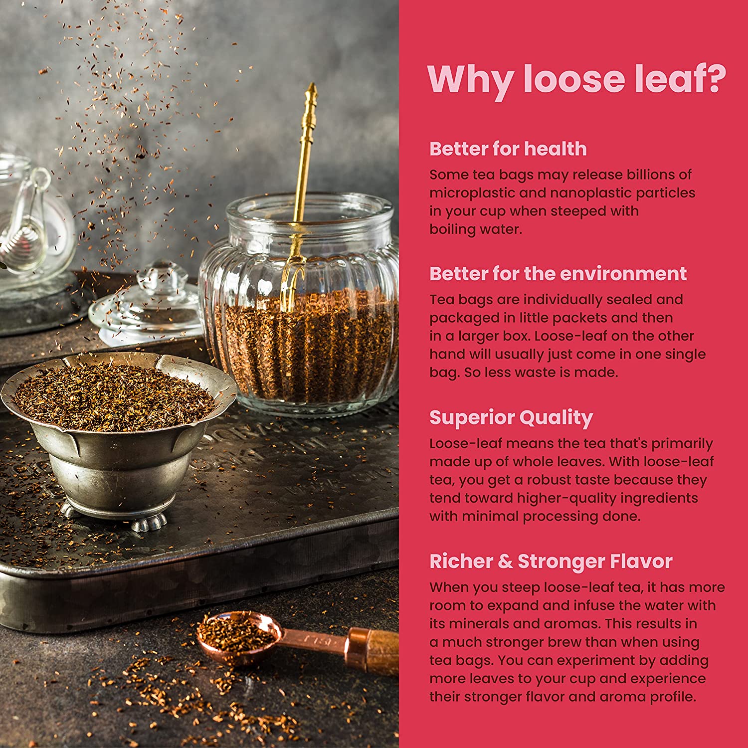 loose tea leaves