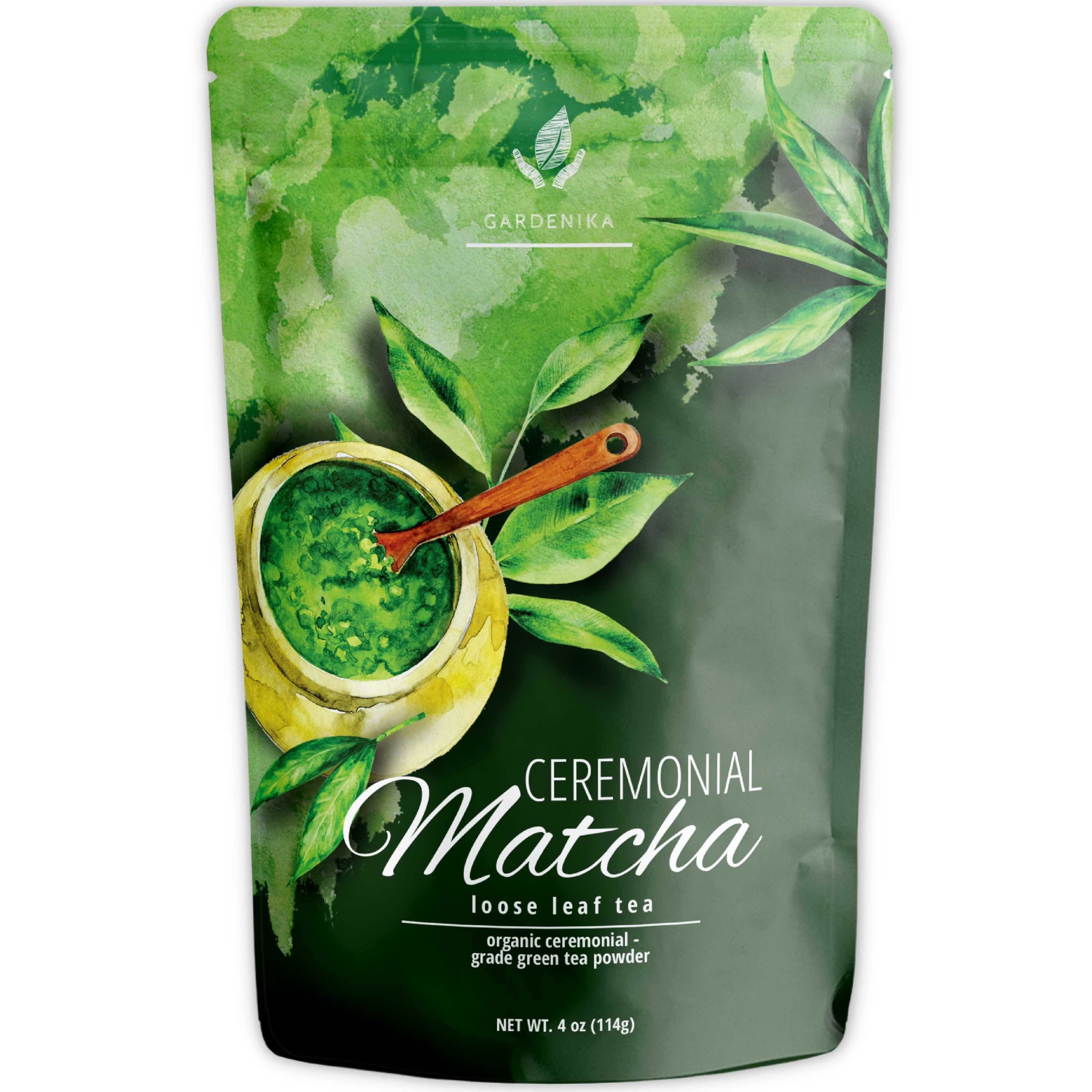 Gardenika Ceremonial Grade Matcha Green Tea Powder, USDA Organic –  Gardenika Shop
