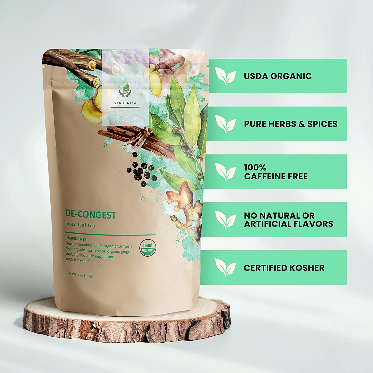 lung support tea organico te gardenika