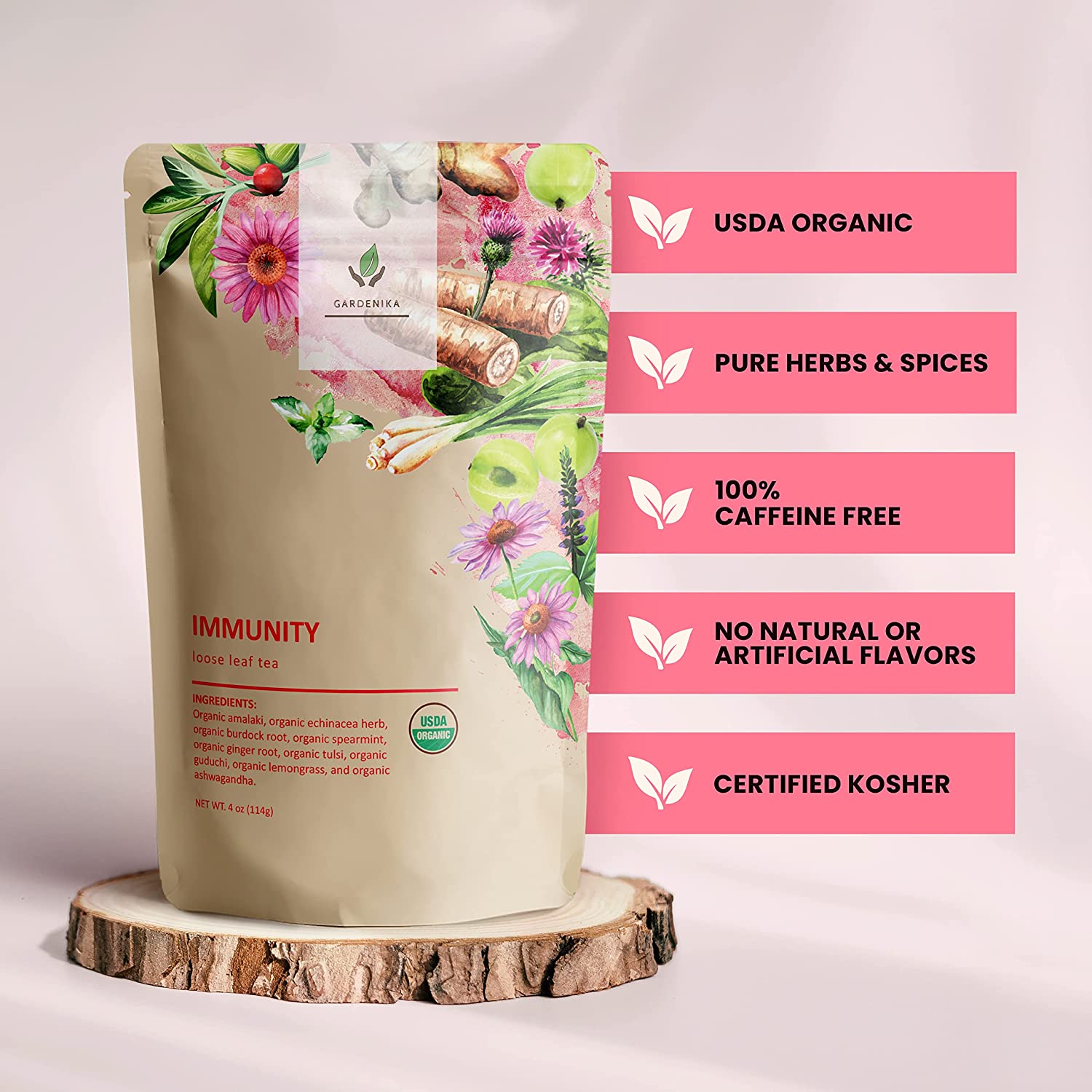 organic kosher caffeine free tea organico