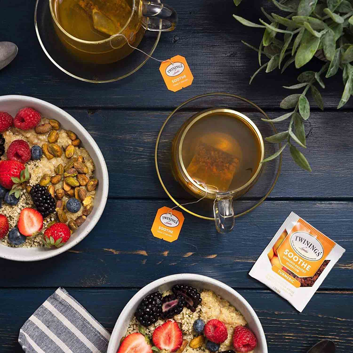 Twinings Herbal and Decaf Tea Bags Sampler - 50 Count, 25 Flavors - Gardenika Shop