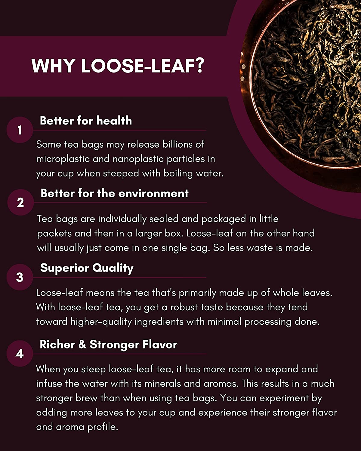 why loose leaf better