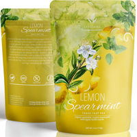 lemon spearmint loose leaf herbal tea organic 