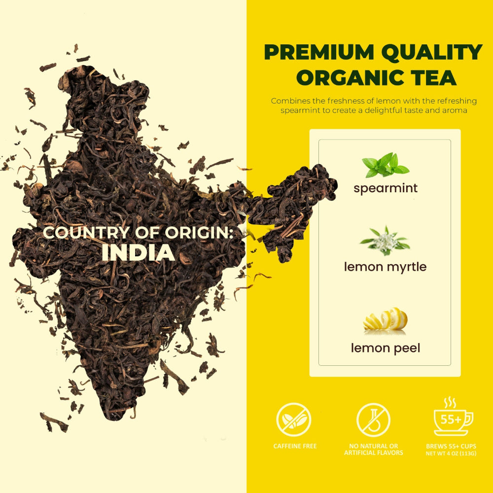 Lemon Spearmint Tea - Relaxing Caffeine-Free Blend – Gardenika Shop
