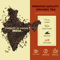 rooibos black tea loose leaf organic gardenika 