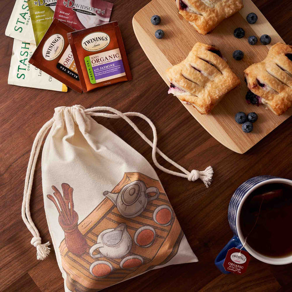 Organic Tea Bags Sampler - Stash, Twinings, Davidsons - 50 Ct, 25 Flavors - Gardenika Shop