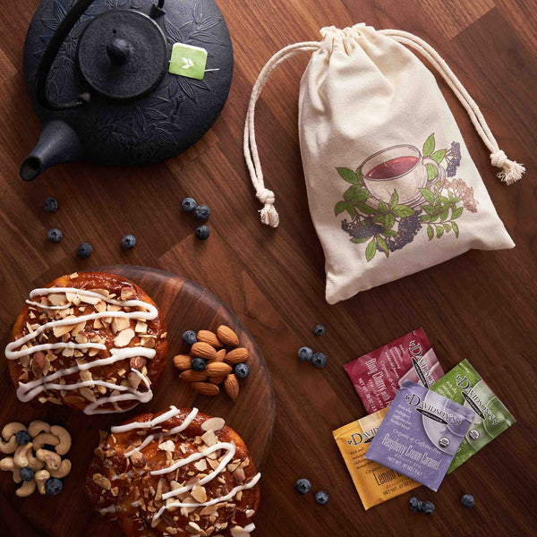 Organic Herbal Tea Bags Sampler - Twinings, Stash, Davidsons - 40 Ct, 40 Flavors - Gardenika Shop