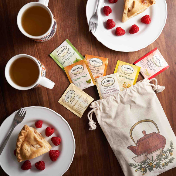Twinings Herbal and Decaf Tea Bags Sampler - 50 Count, 25 Flavors - Gardenika Shop