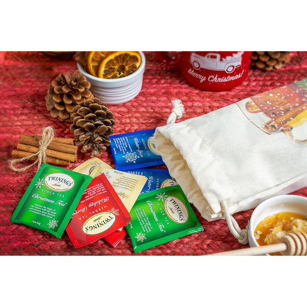 Twinings Christmas Tea, Holiday Berry, Winter Spice, Peppermint Cheer, Gingerbread Joy