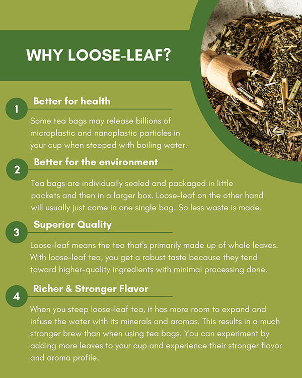 loose leaf better tea for health and wellness