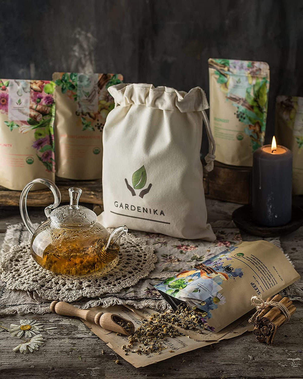 wellness immune support loose leaf organic tea collection